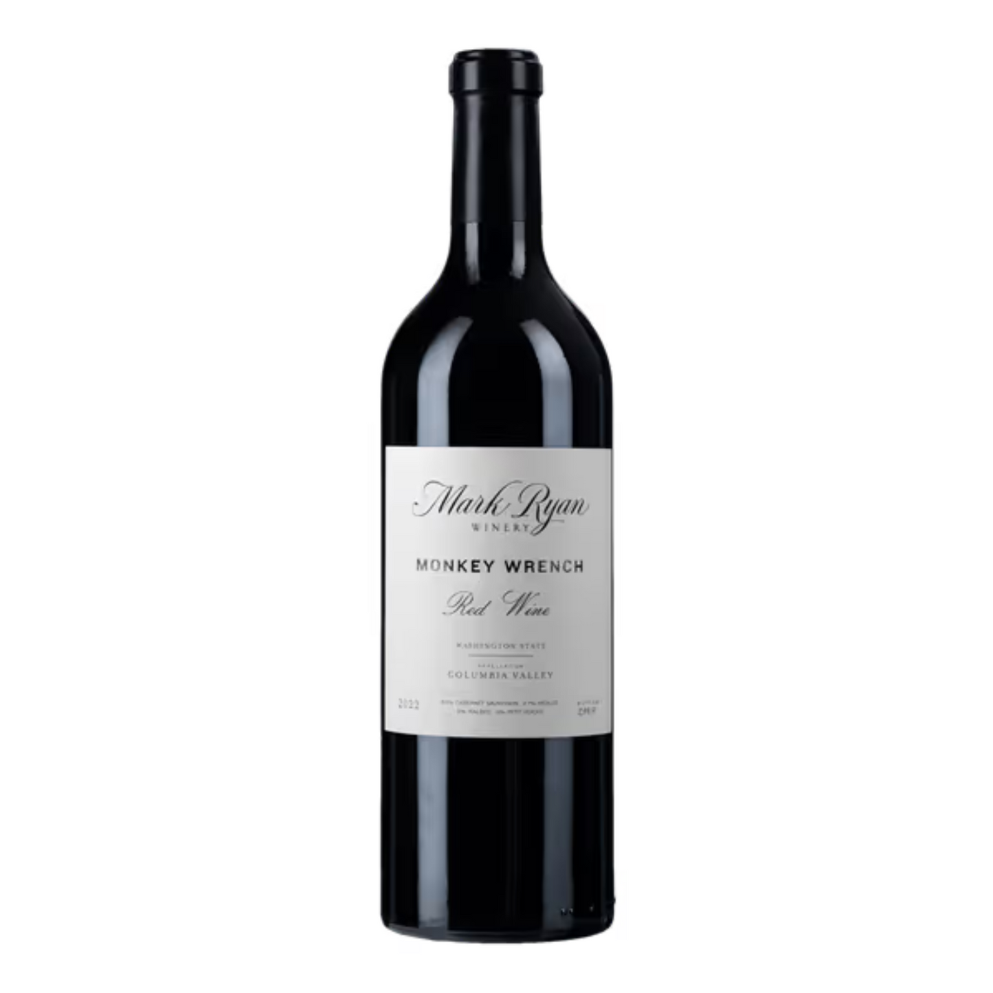 The Mark Ryan 2022 Monkey Wrench Columbia valley red wine made in Washington.