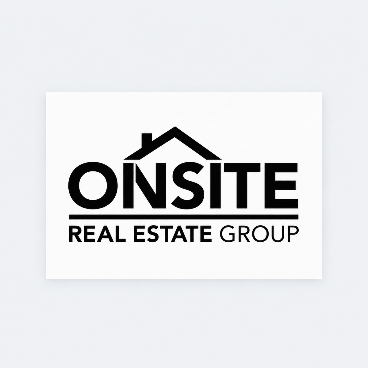 onsite real estate group branded message card