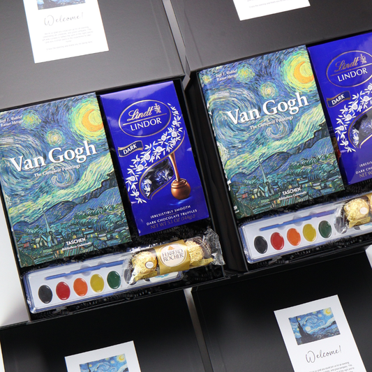 curated corporate gifting experience designed for art museum event