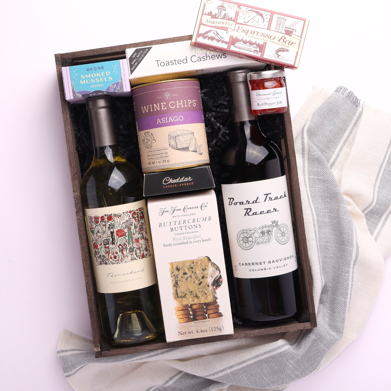 Washington wine gift basket
