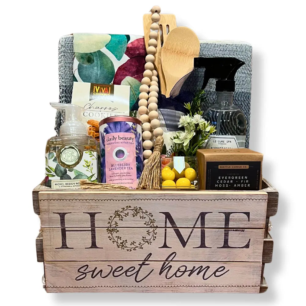 Housewarming & Welcome Home Gifts from the PNW – Apple Blossom Gift Baskets