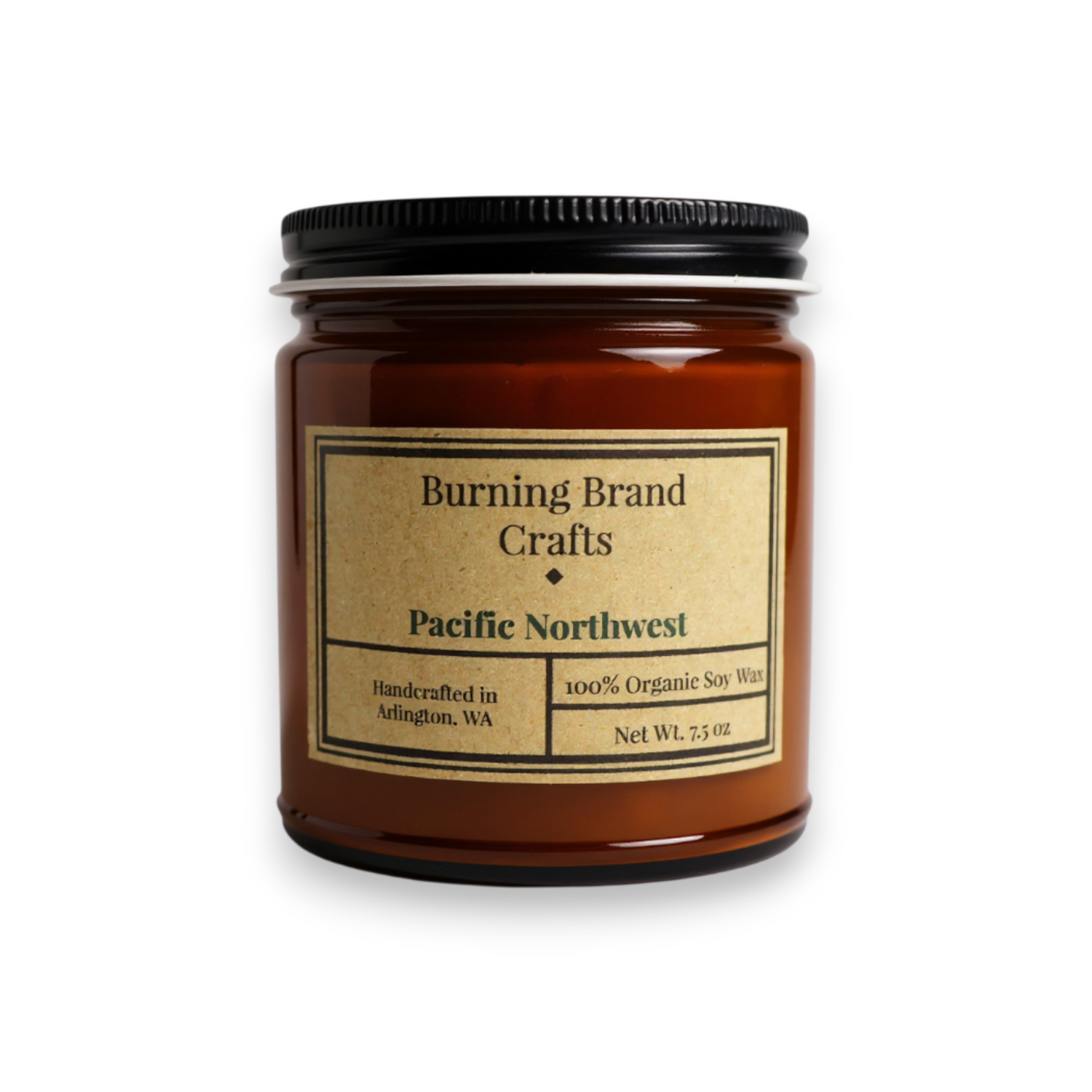 pacific northwest handmade candle.  made in Washington for Seattle gifts.