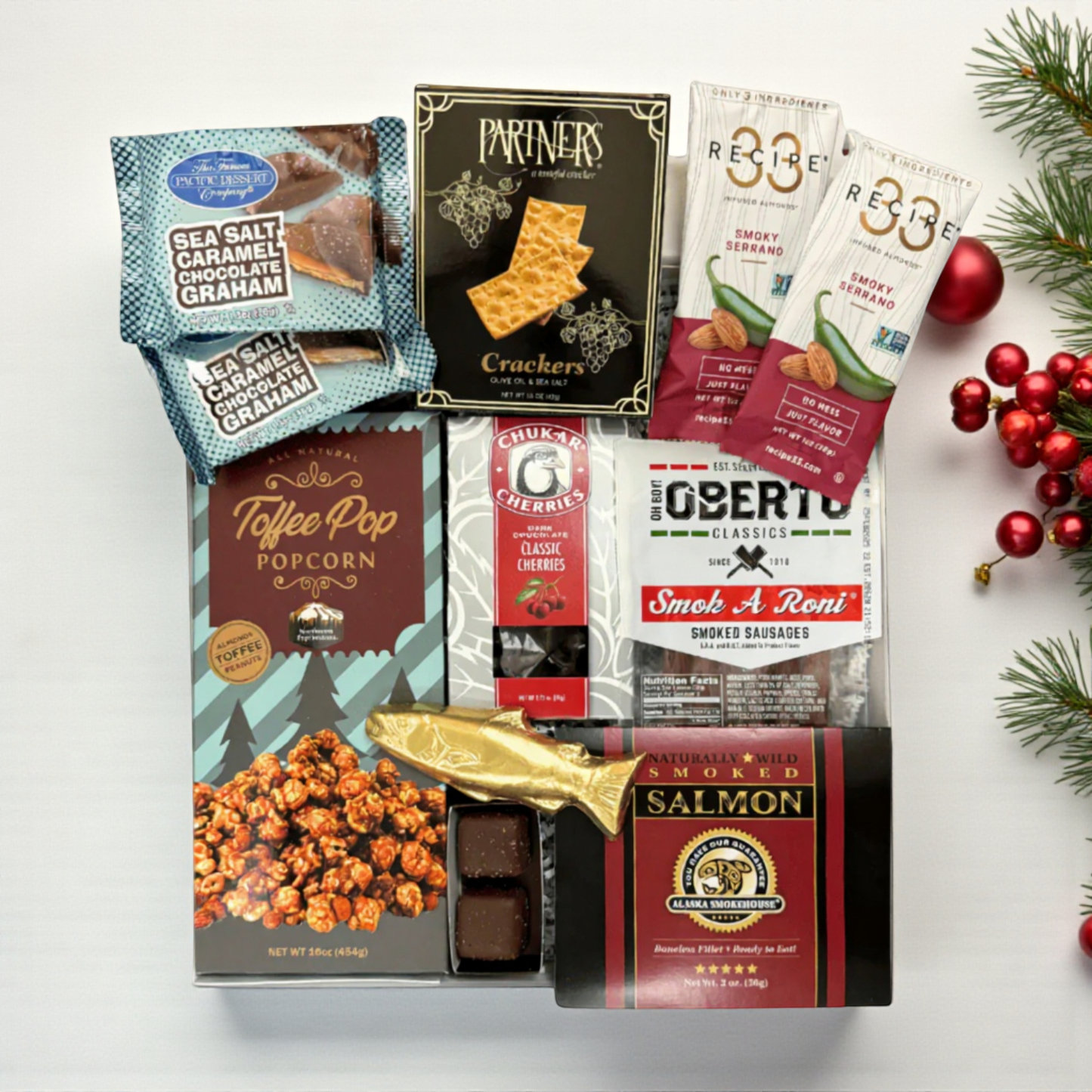 washington holiday snack box loaded with gourmet treats from the pacific northwest