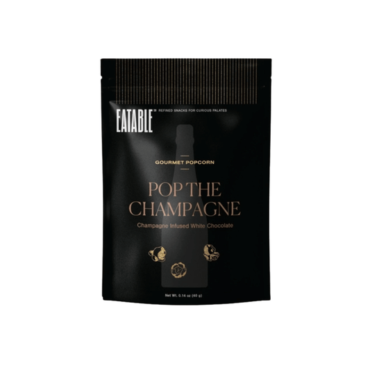 pop the champagne gourmet popcorn small with white chocolate and popping candy