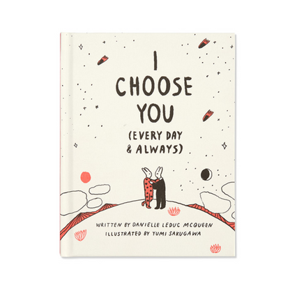 i choose you hard cover book for anniversary and wedding gifts.
