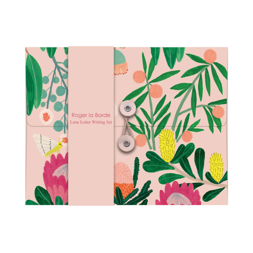 Luxe Letter Writing Set – Build a Gift for Her – Apple Blossom Gift Baskets