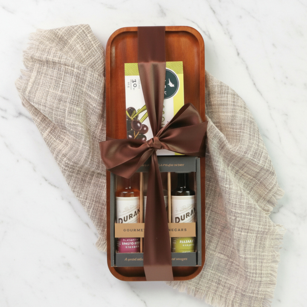 Custom Olive Oil Gift Tray – Thank You & Closing Gift – Apple Blossom ...